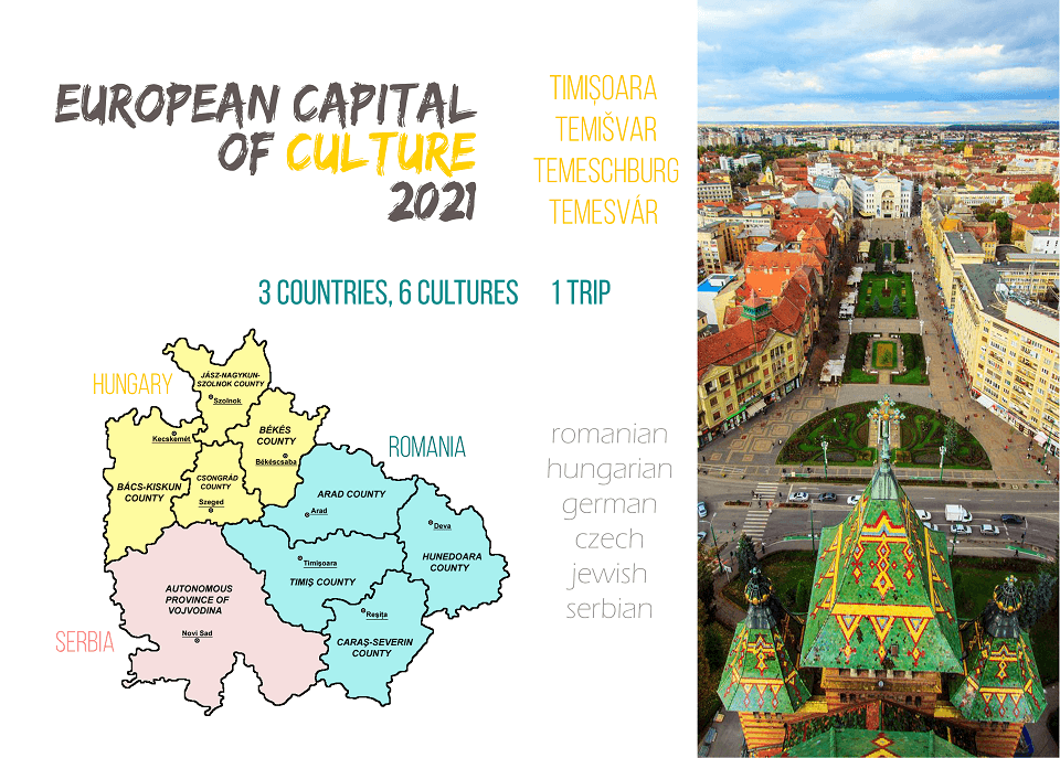 Timișoara 2021 Cultural Capital ROMANIA OLD EUROPE